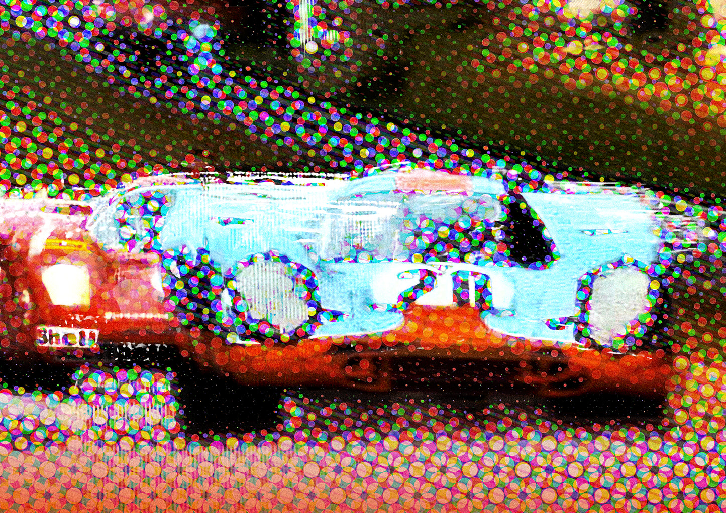 Le Mans - Porsche 917K Ferrari 512S - A3 Art Print