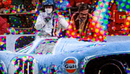 Le Mans - Porsche 917K Pits - Special Edition Cinemascope Art Print