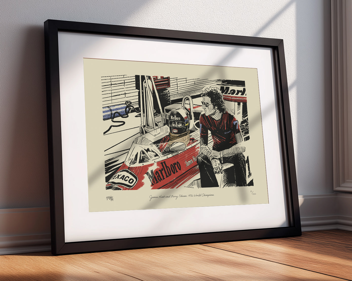 James Hunt & Barry Sheene - 1976 50th Anniversary Champions Special Edition