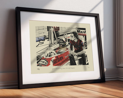 James Hunt & Barry Sheene - 1976 50th Anniversary Champions Special Edition