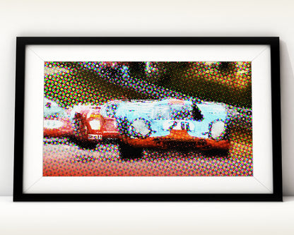 Le Mans Porsche 917K Steve McQueen Ferrari 512S Art Print For Sale